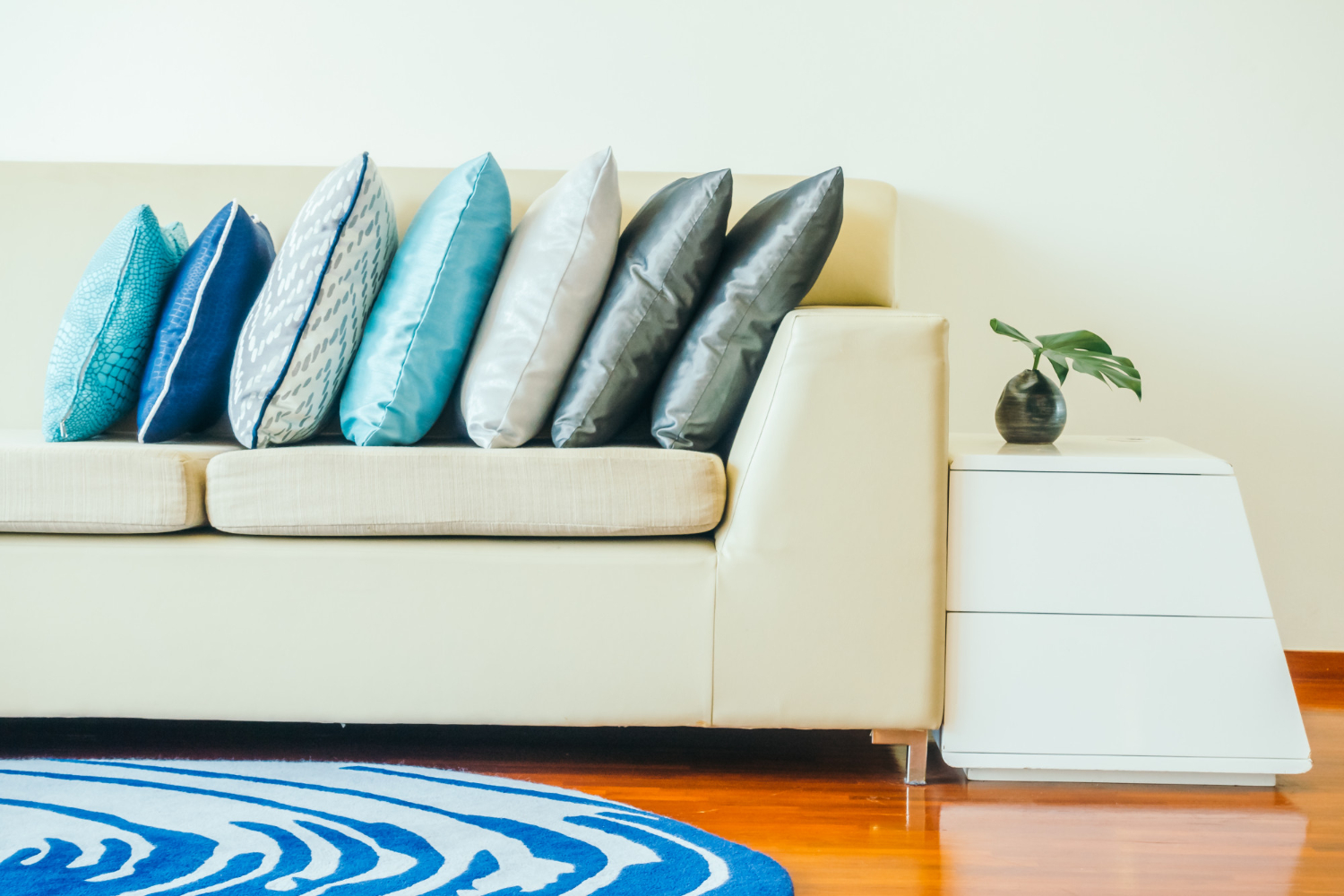 Clean sofas after upholstery cleaning